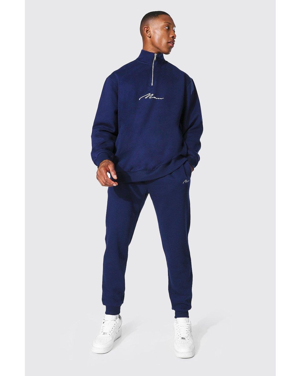 boohooman oversized tracksuit