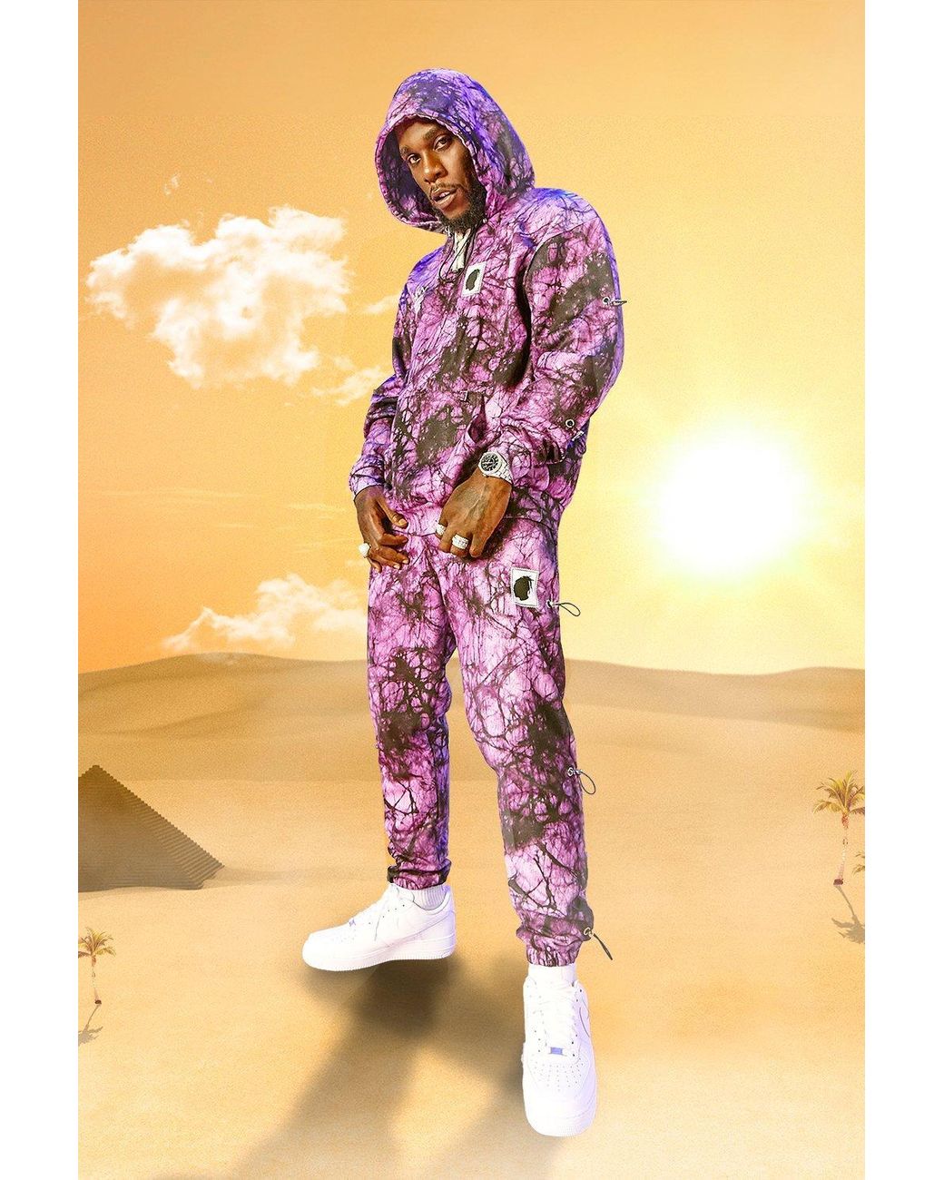 boohooman cargo tracksuit