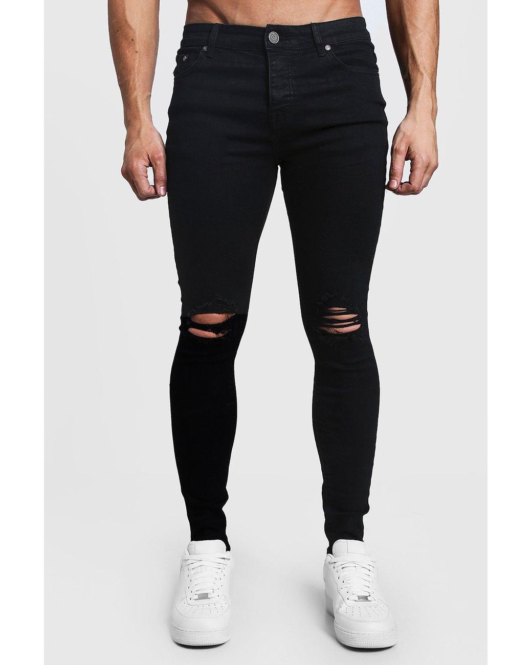 boohooman spray on jeans