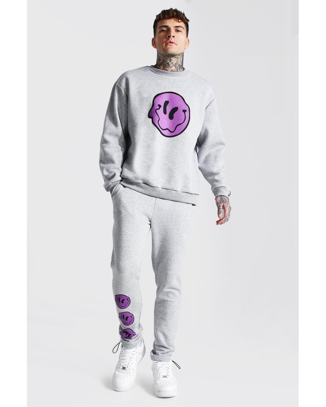 boohooman oversized tracksuit