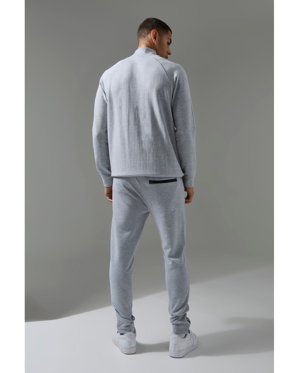 Grey boohooman joggers sale