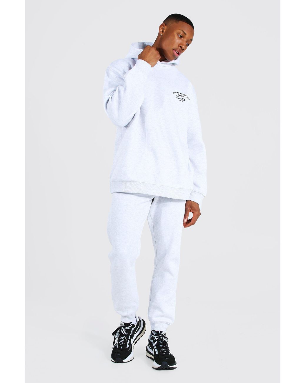 boohooman oversized tracksuit