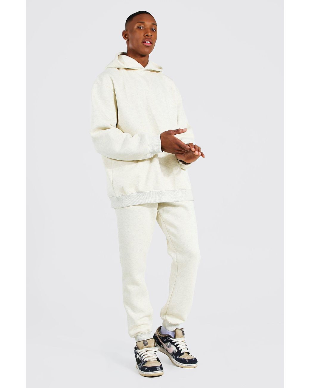 boohooman oversized tracksuit