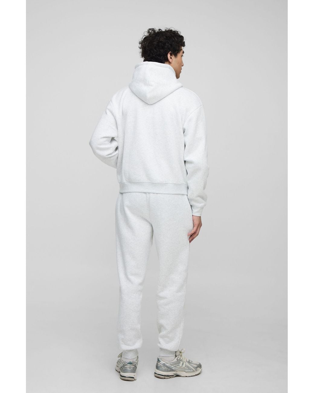 BoohooMAN Gray Basic Regular Fit Jogger for men