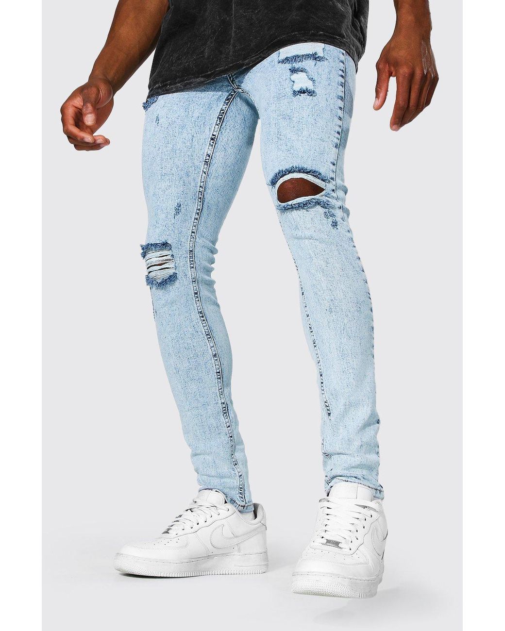 boohooman super skinny joggers
