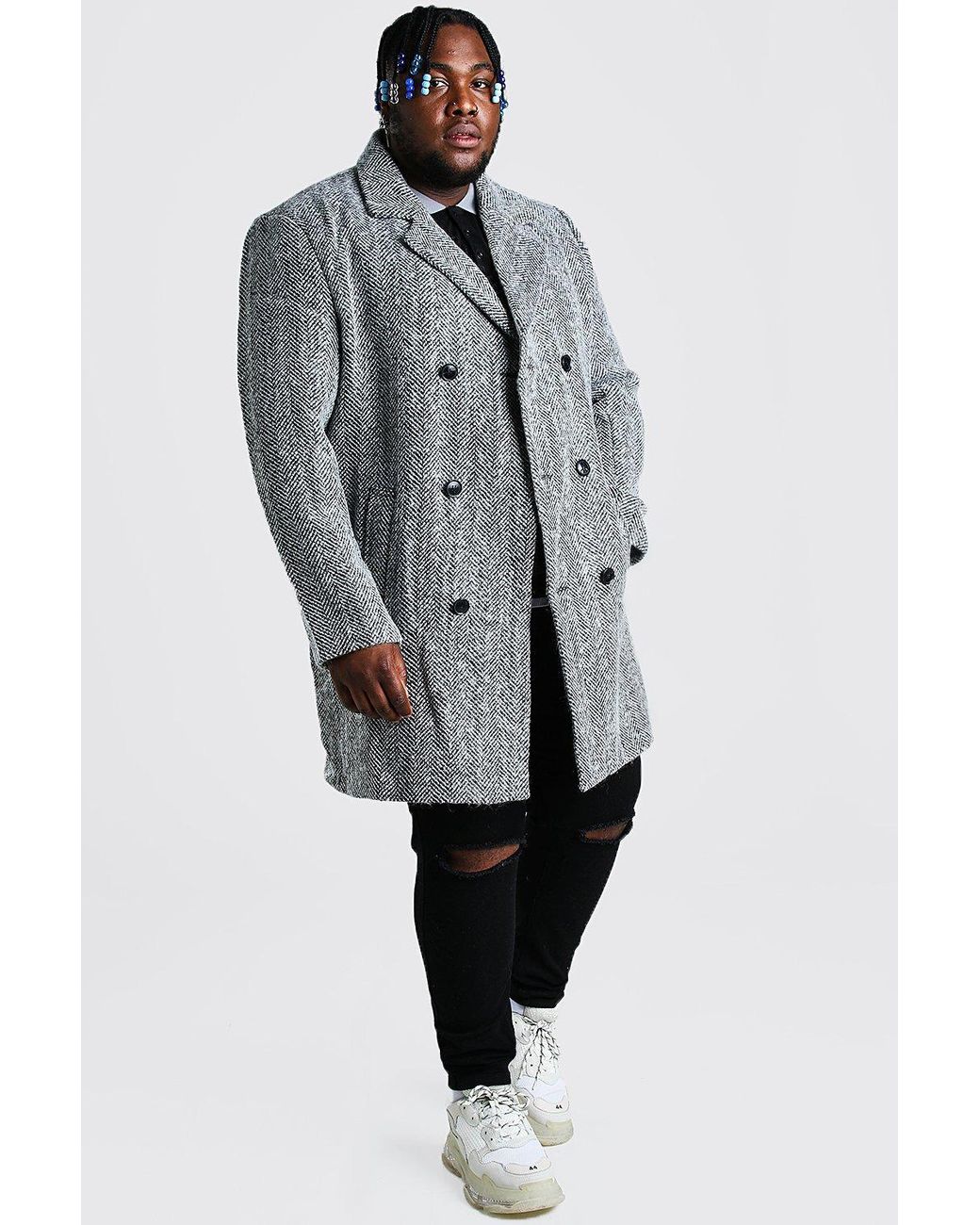 mens overcoat plus size