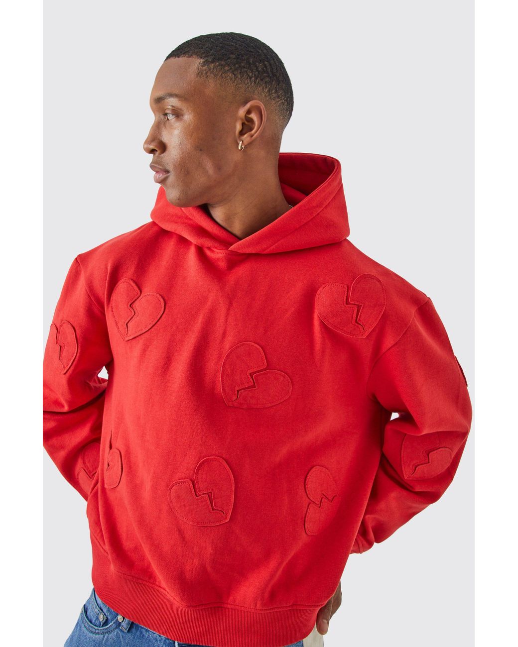 Designer red outlet hoodie