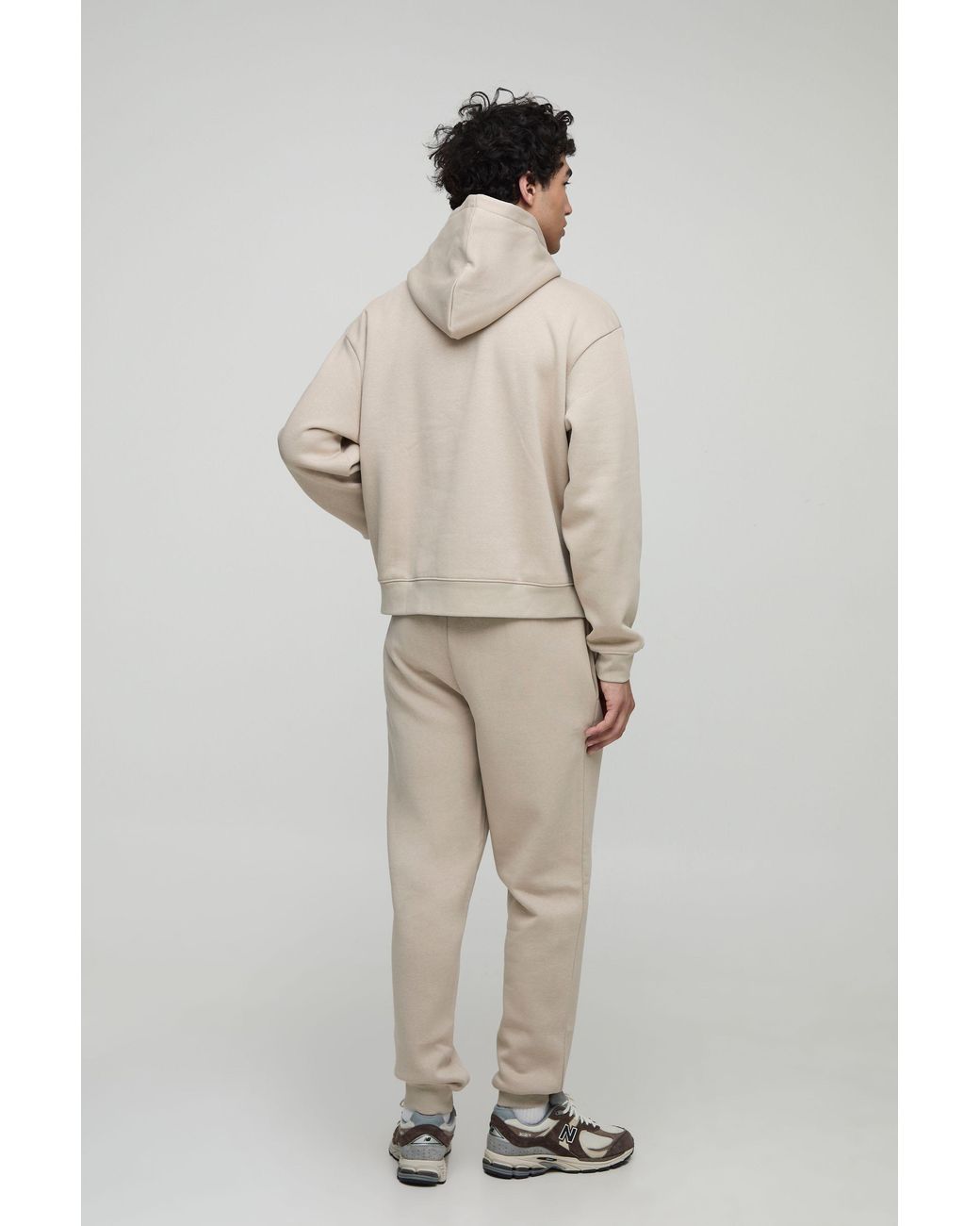 BoohooMAN Natural Basic Regular Fit Jogger for men