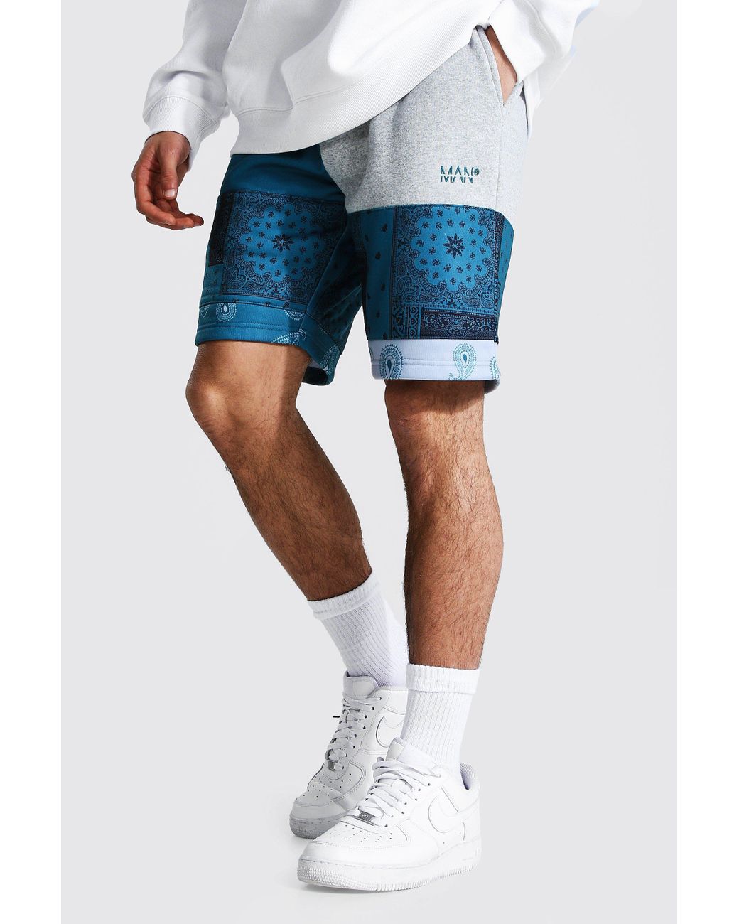 boohooman cargo shorts