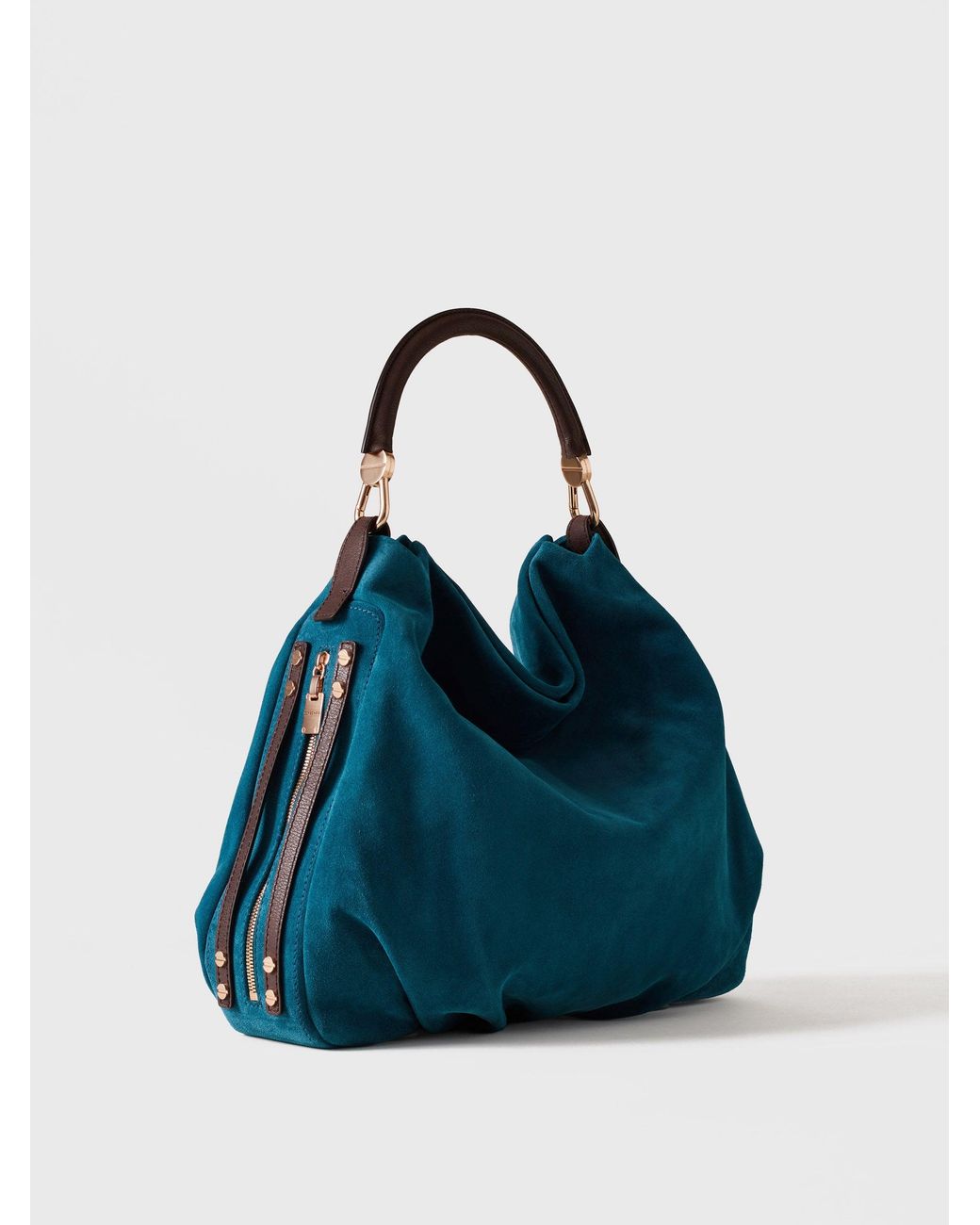 Bice Borsa Hobo Medium di Borbonese in Blue