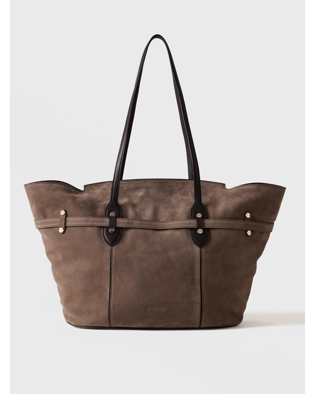 Premiere Borsa Shopping Large di Borbonese in Brown