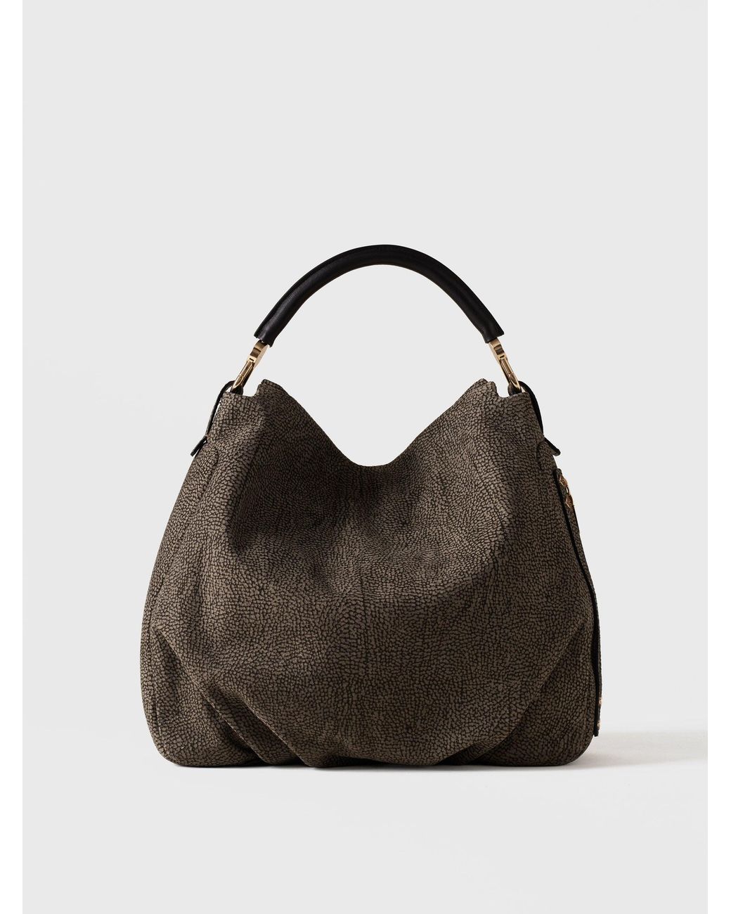 Bice Borsa Hobo Medium di Borbonese in Black
