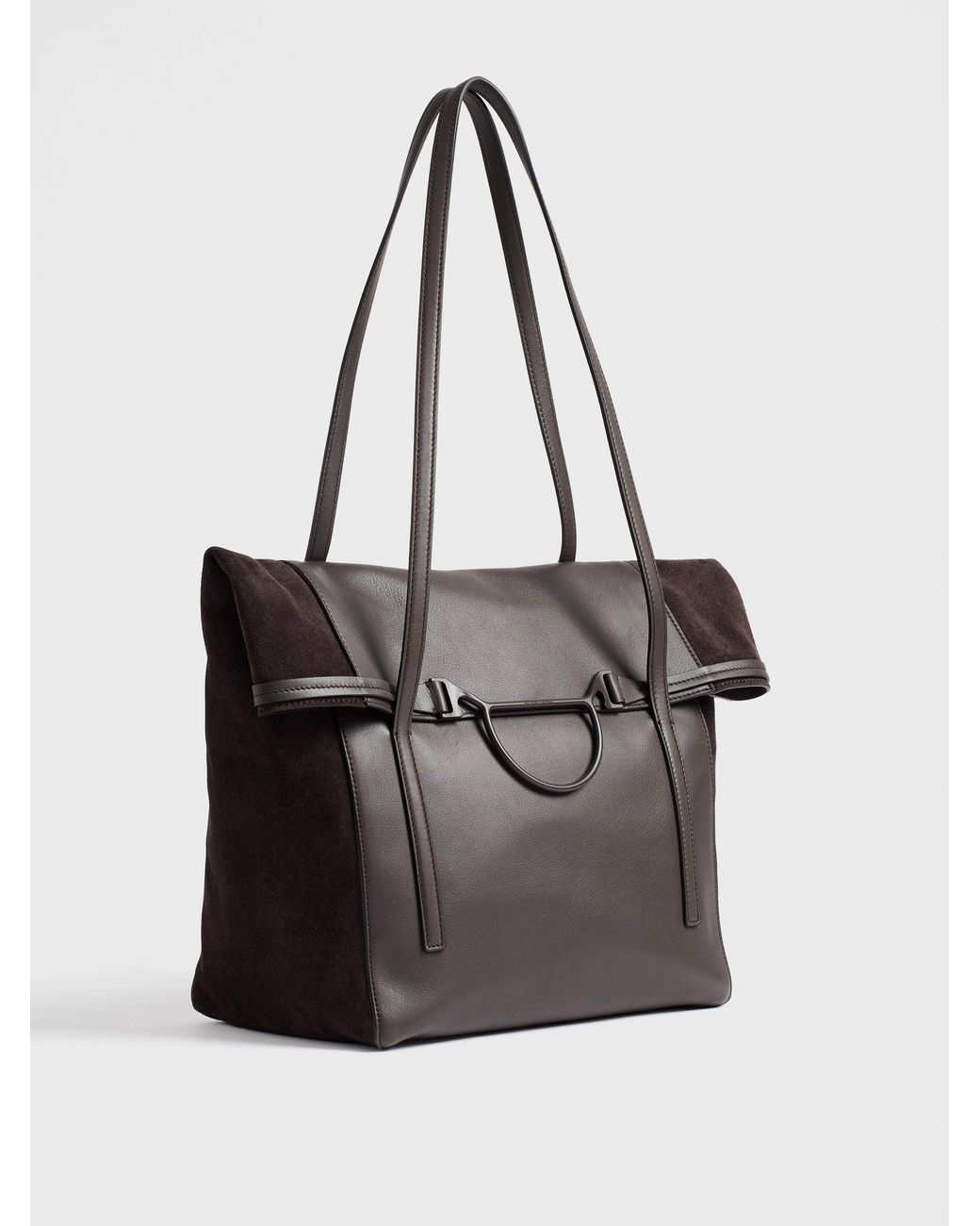 Wave Shopping Large di Borbonese in Black
