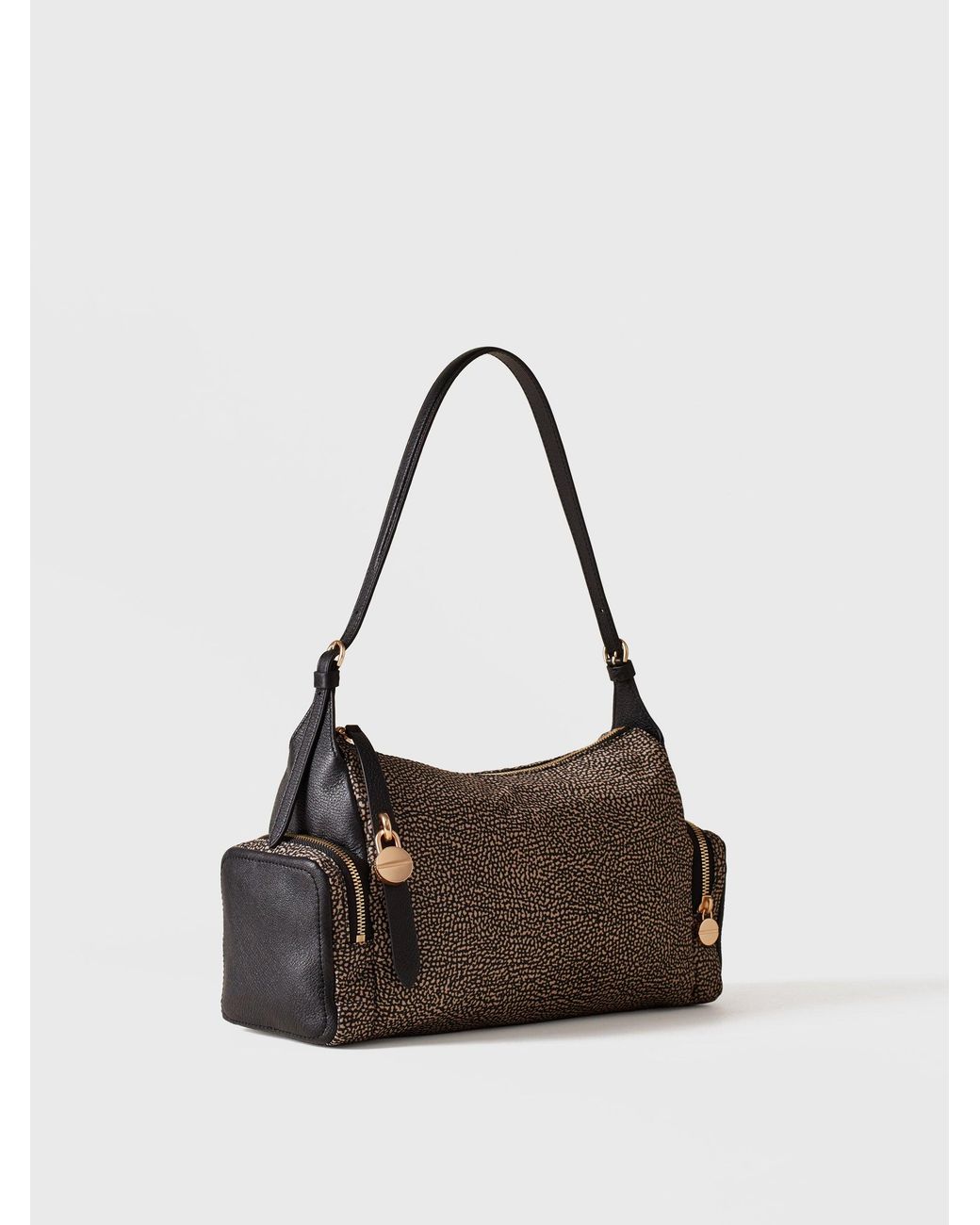 Poche Borsa Hobo Medium di Borbonese in Natural
