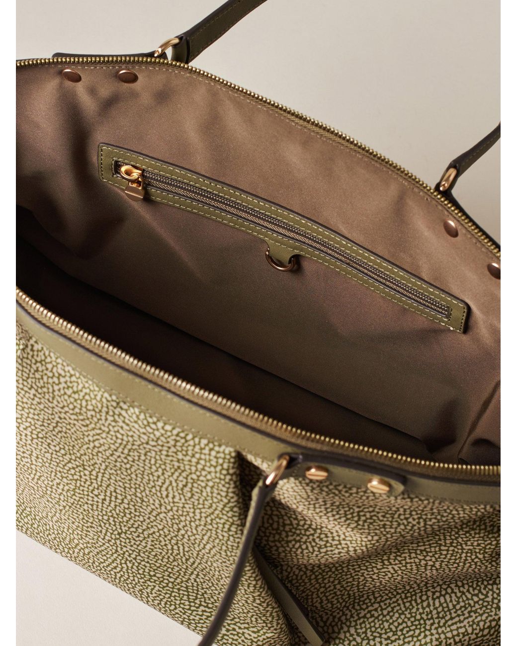 Frame Borsa Bauletto Medium di Borbonese in Natural