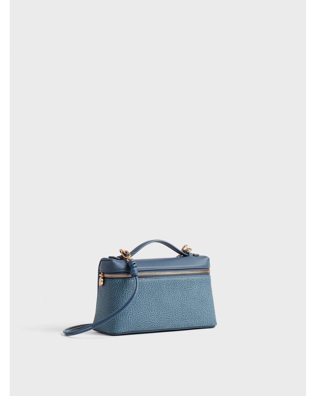 Gemini Tracolla Medium di Borbonese in Blue