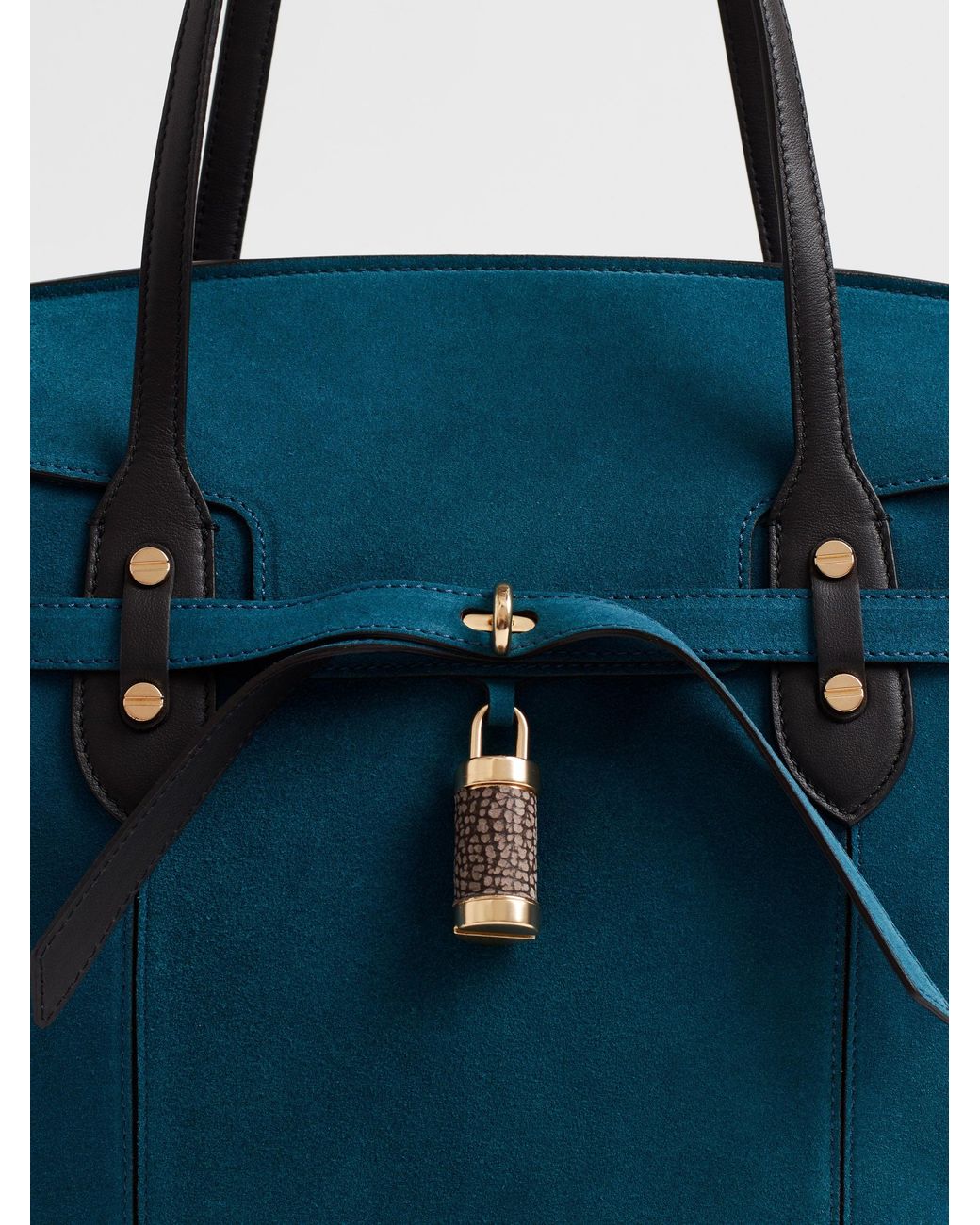 Premiere Borsa Shopping Large di Borbonese in Blue