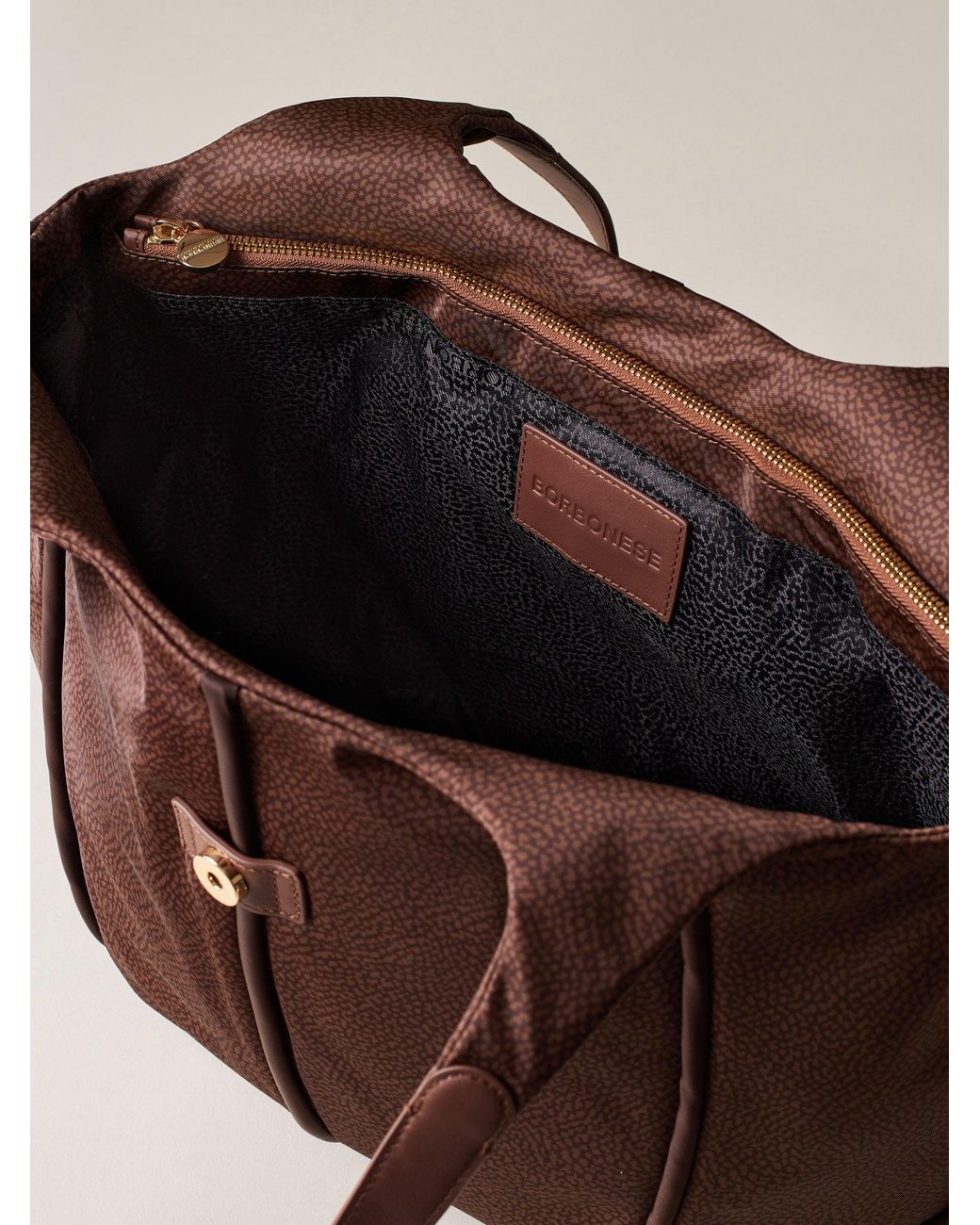 Cottage Borsa Shopping Large di Borbonese in Brown