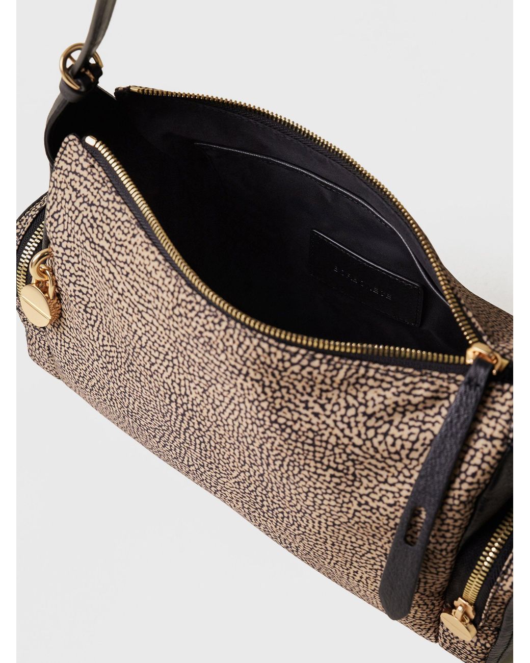 Poche Borsa Hobo Medium di Borbonese in Natural