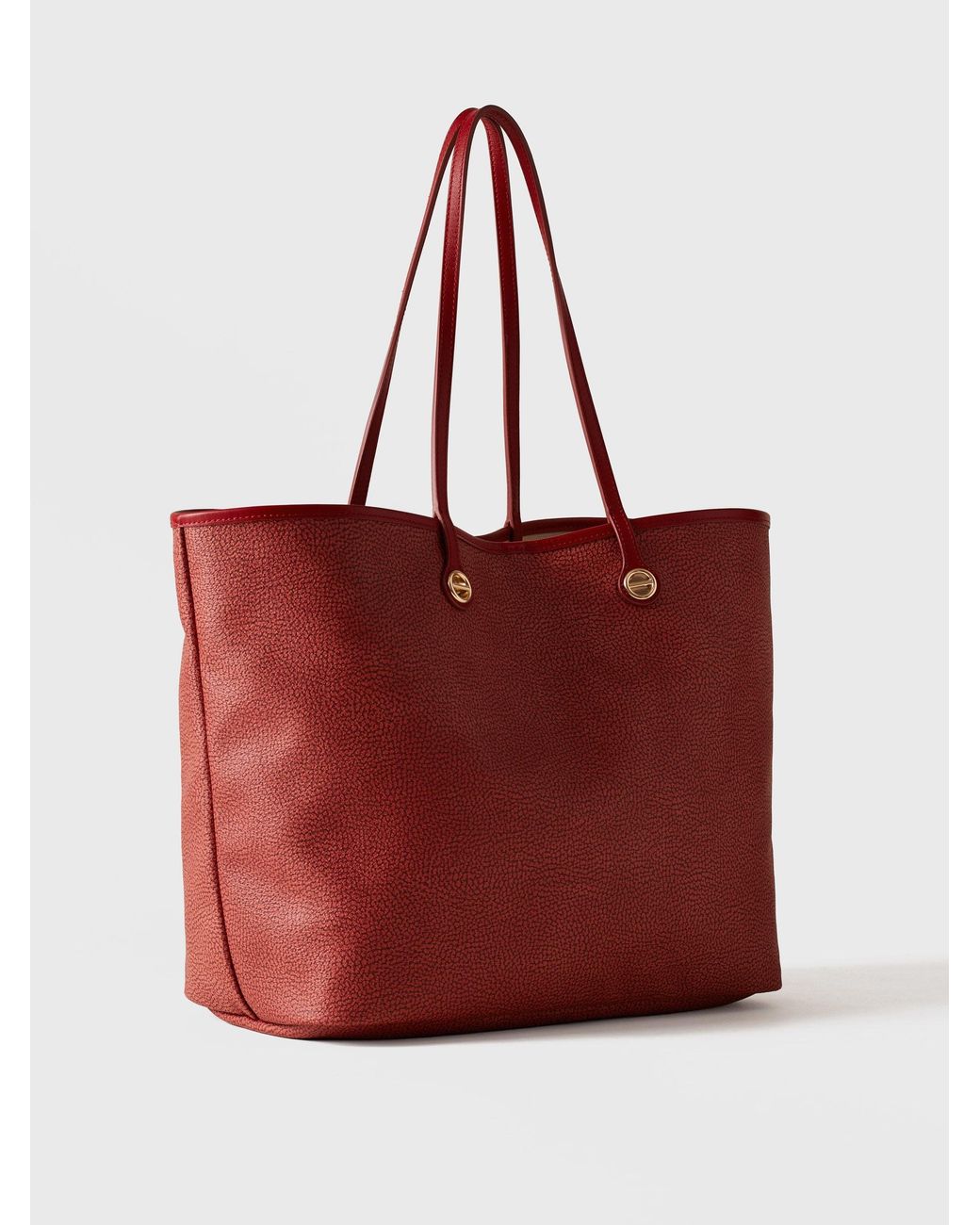 Flight Borsa Shopping Large di Borbonese in Red