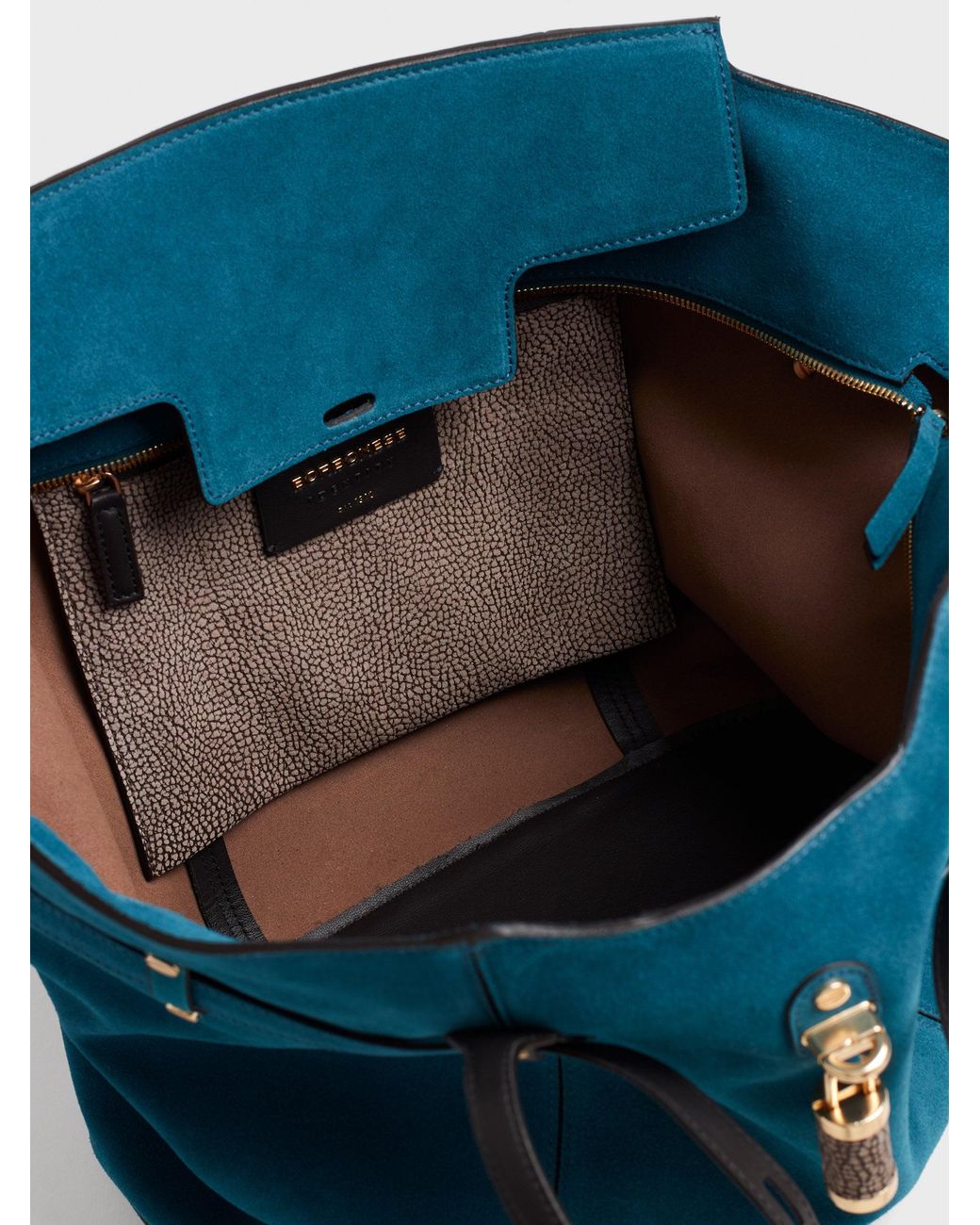 Premiere Borsa Shopping Large di Borbonese in Blue
