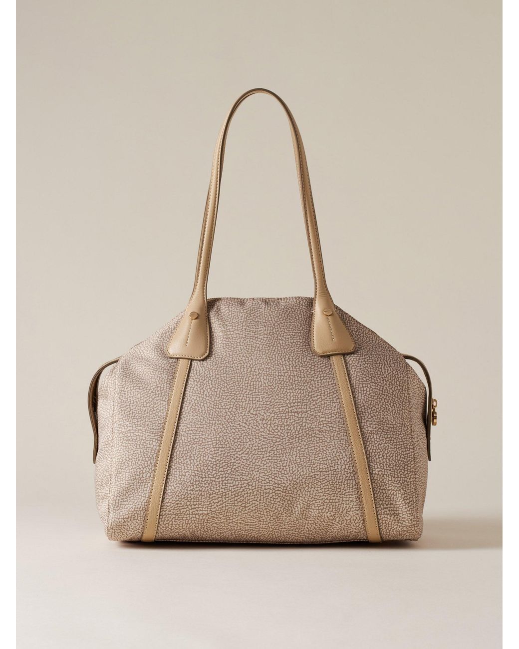 Poche Borsa Shopping Medium di Borbonese in Natural