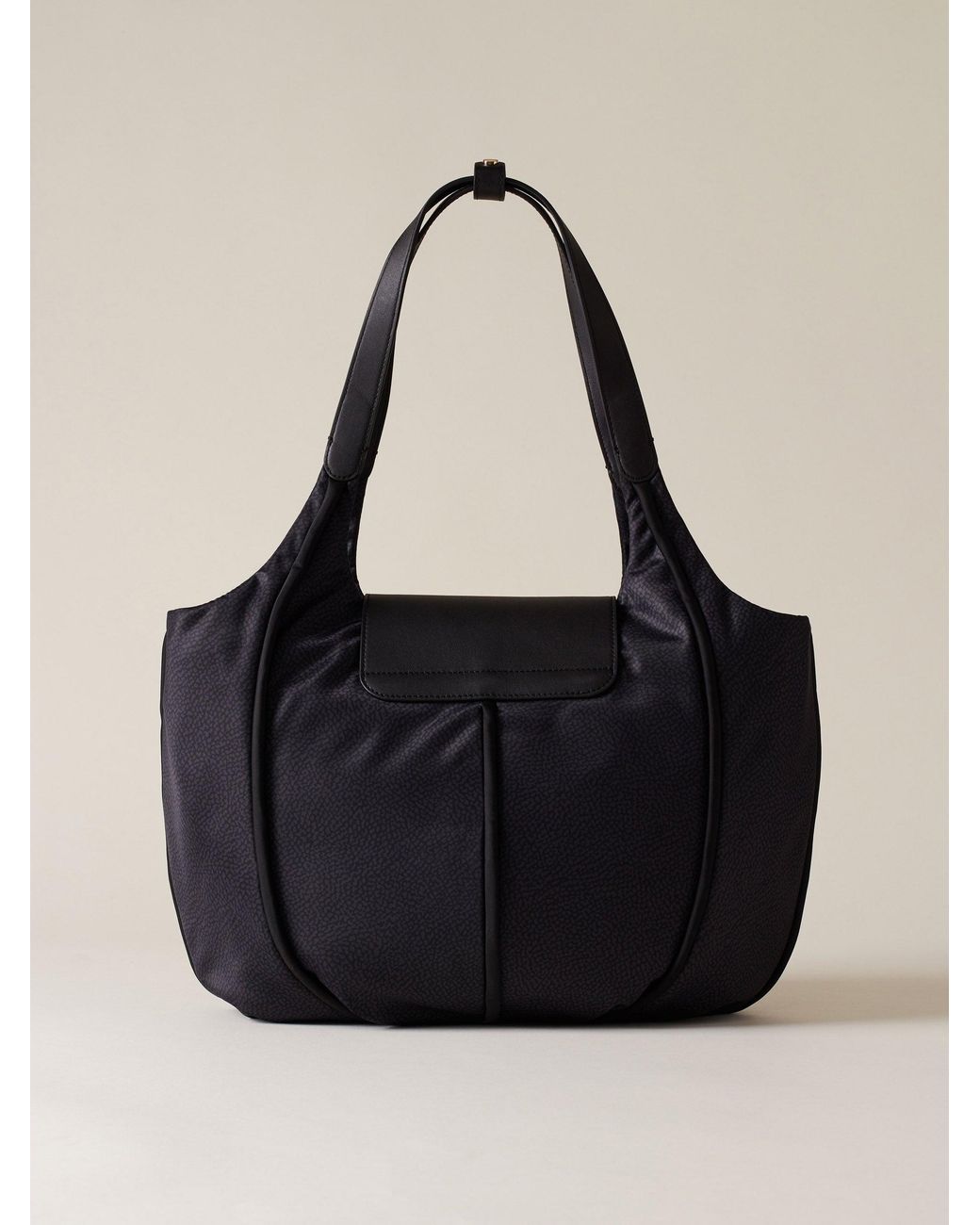 Cottage Borsa Shopping Large di Borbonese in Black