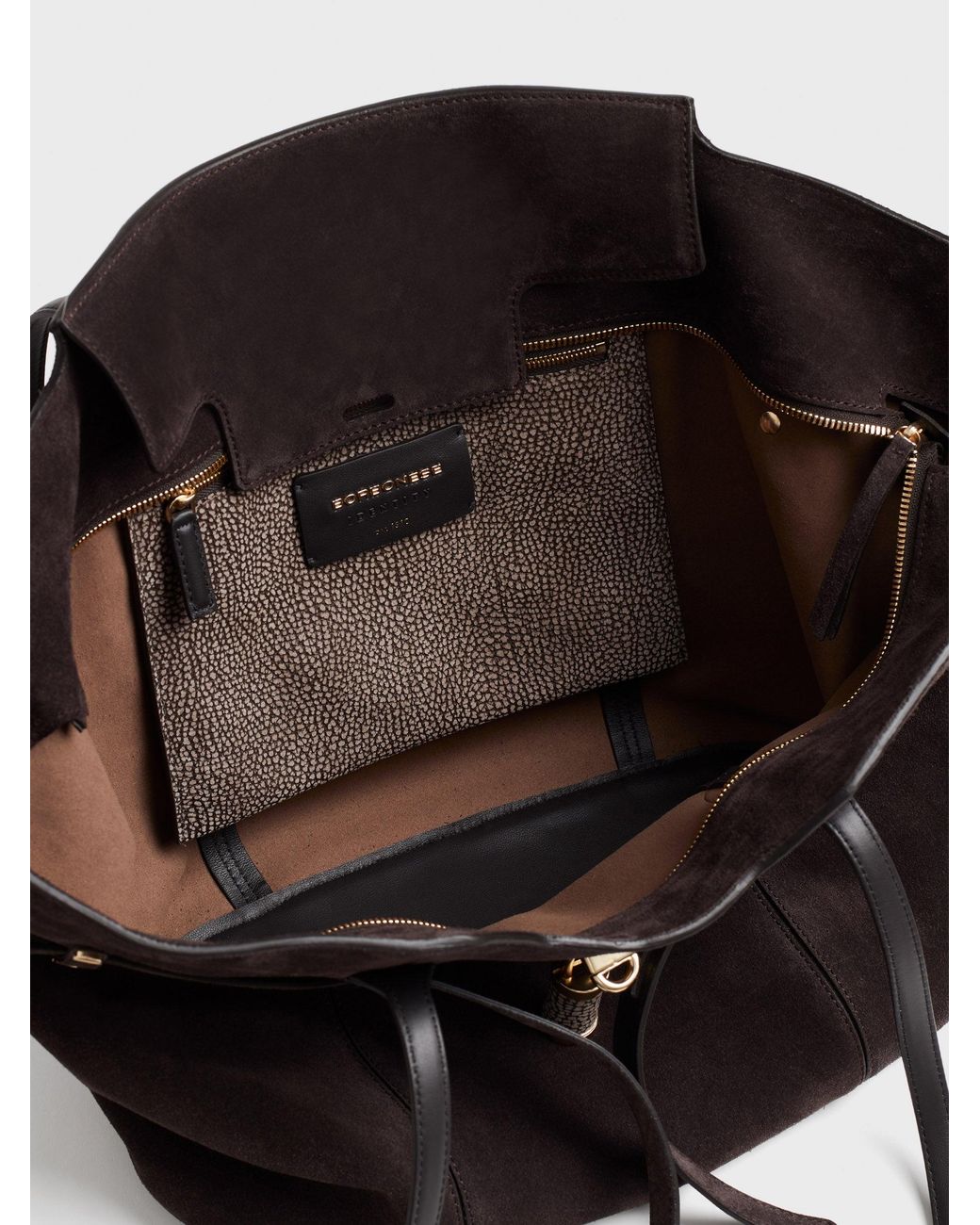 Premiere Borsa Shopping Large di Borbonese in Black