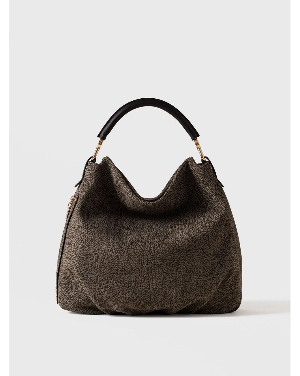 Bice Borsa Hobo Medium di Borbonese in Black