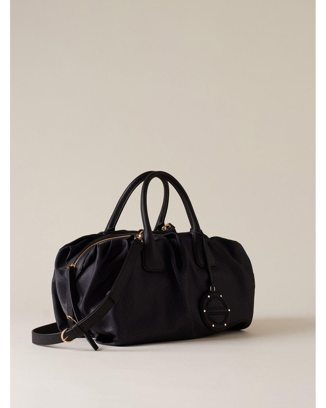 Vis A Vis Bauletto Large di Borbonese in Black