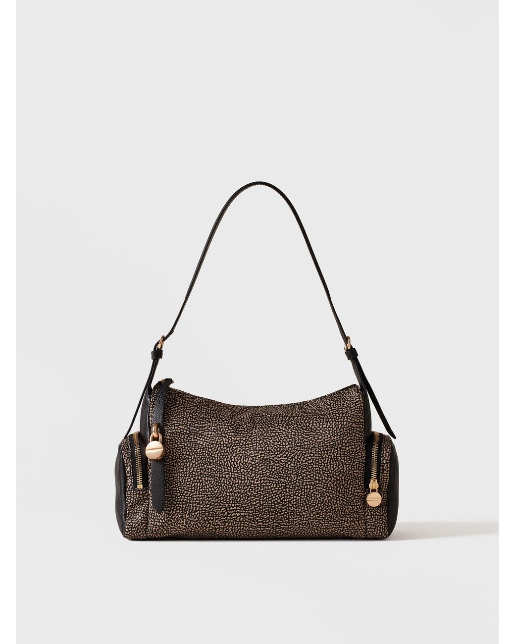 Poche Borsa Hobo Medium di Borbonese in Natural