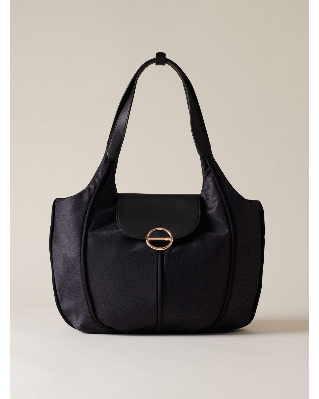 Cottage Borsa Shopping Large di Borbonese in Black