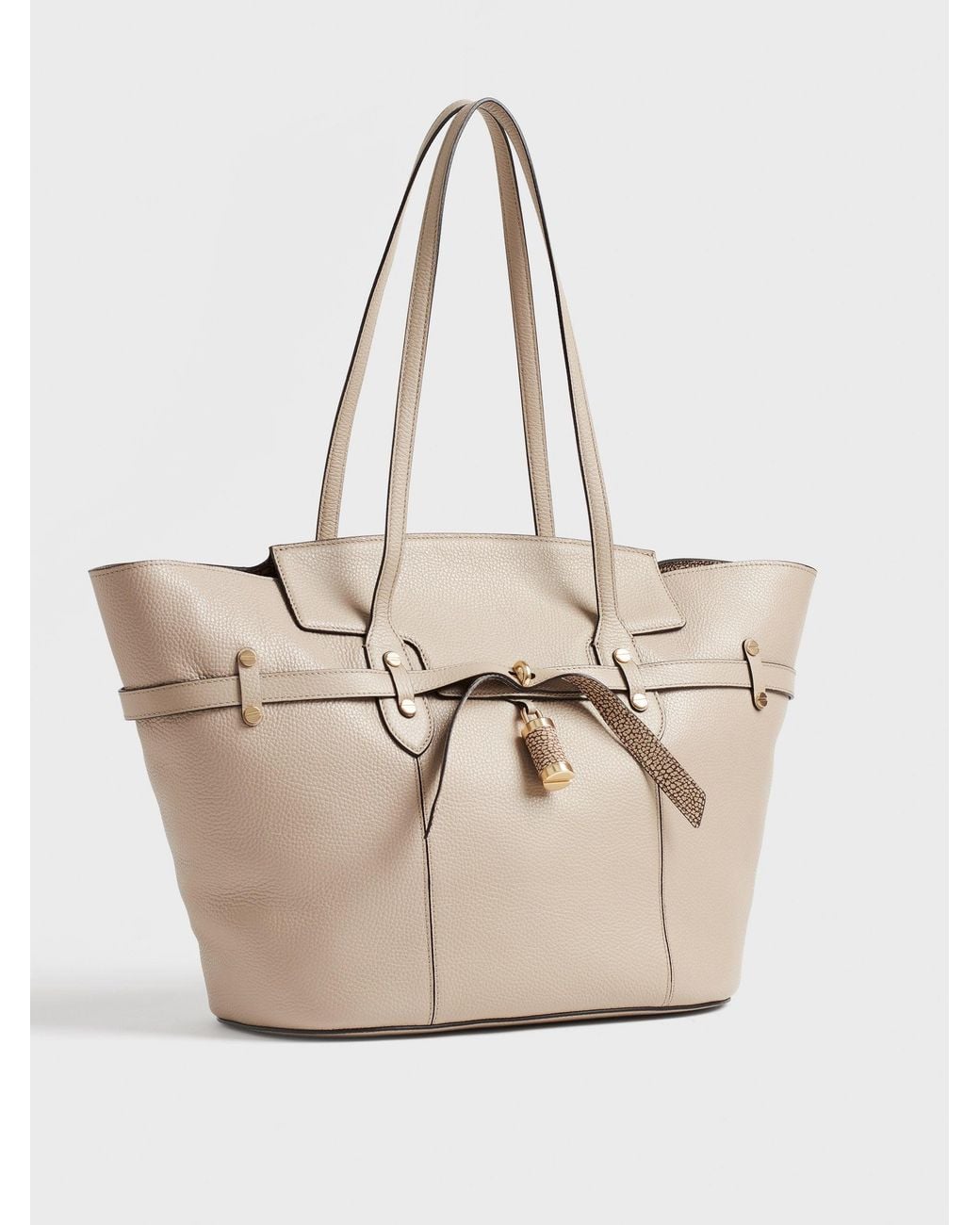 Premiere Borsa Shopping Large di Borbonese in Natural