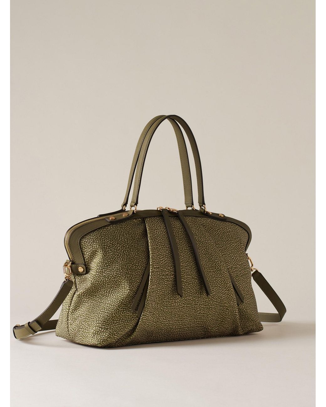 Frame Borsa Bauletto Medium di Borbonese in Natural