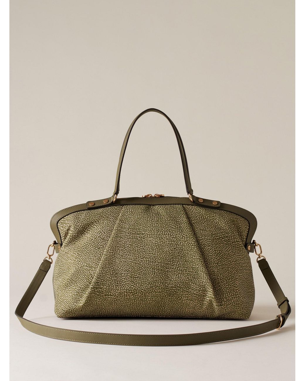 Frame Borsa Bauletto Medium di Borbonese in Natural