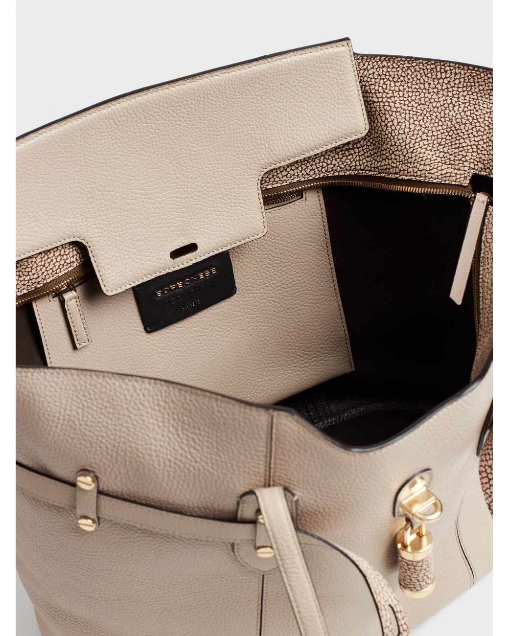 Premiere Borsa Shopping Large di Borbonese in Natural