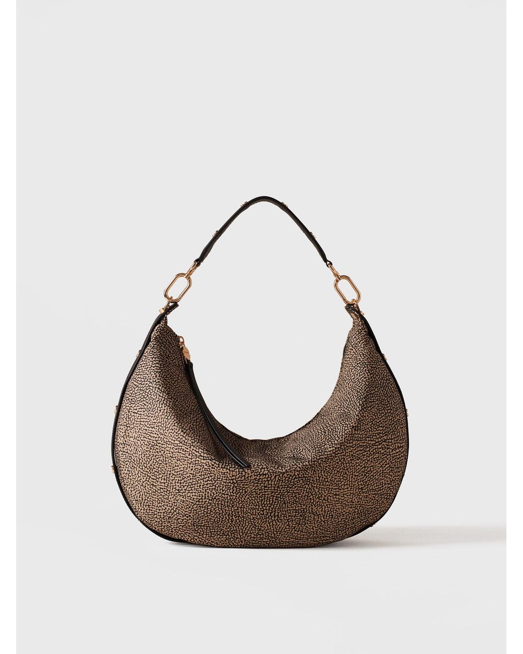 Frame Borsa Hobo Medium di Borbonese in Natural