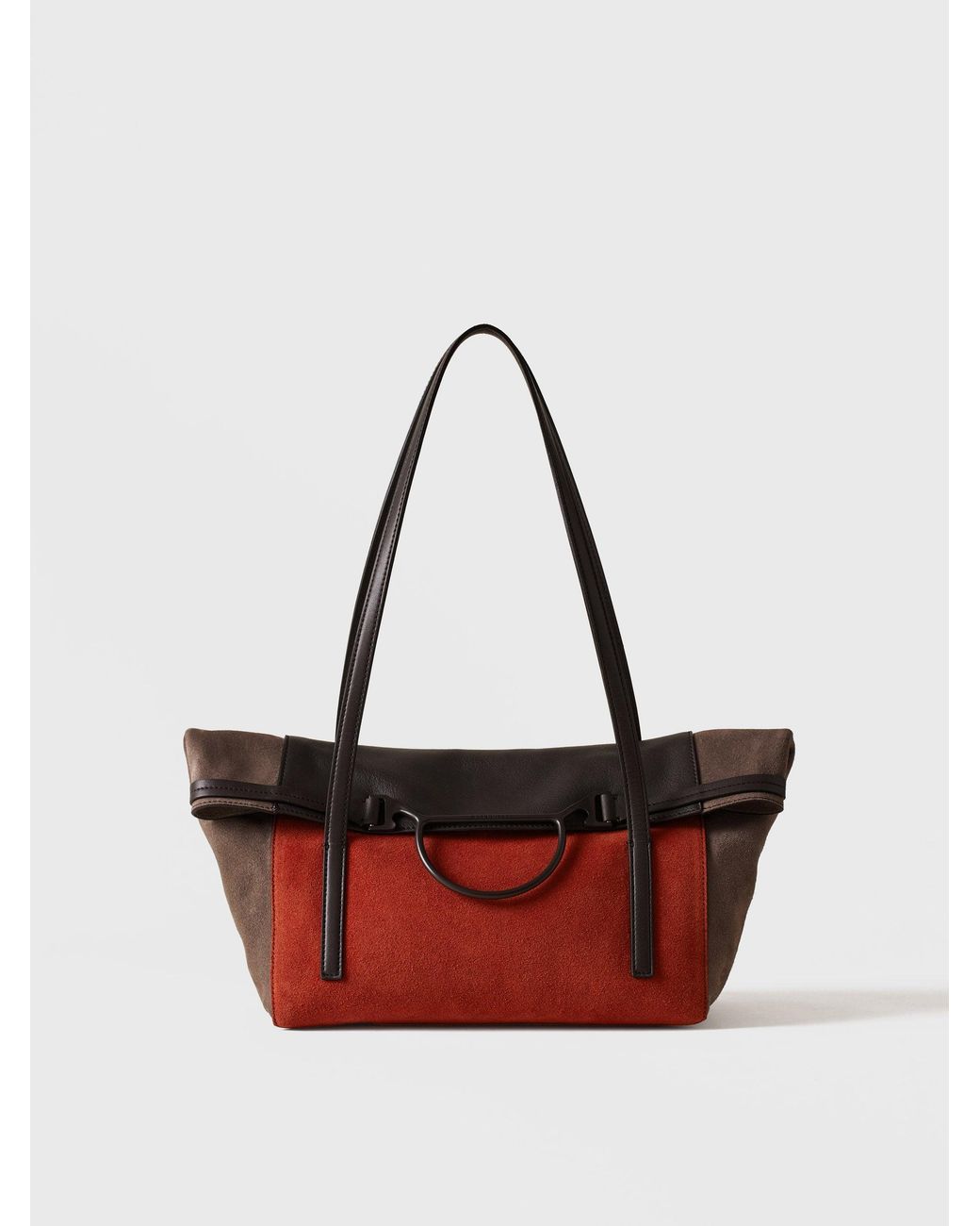 Wave Shopping Medium di Borbonese in Red