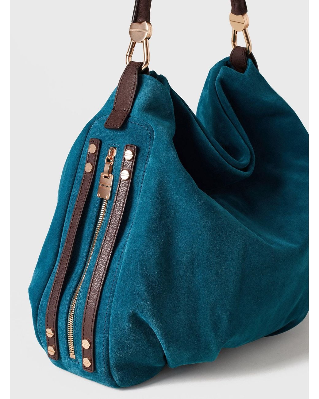Bice Borsa Hobo Medium di Borbonese in Blue