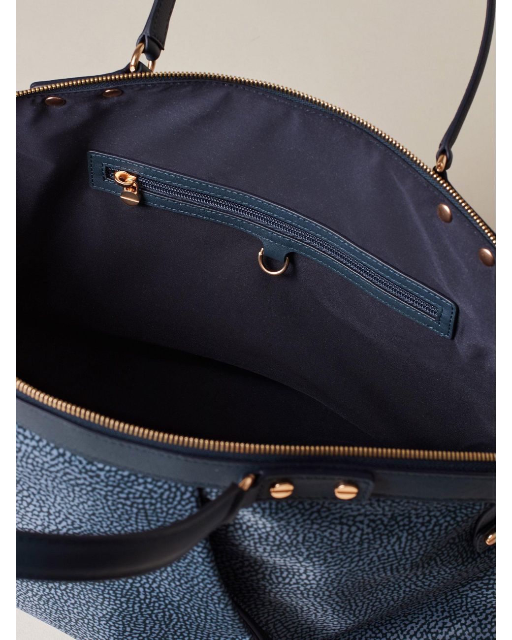 Frame Borsa Bauletto Medium di Borbonese in Blue