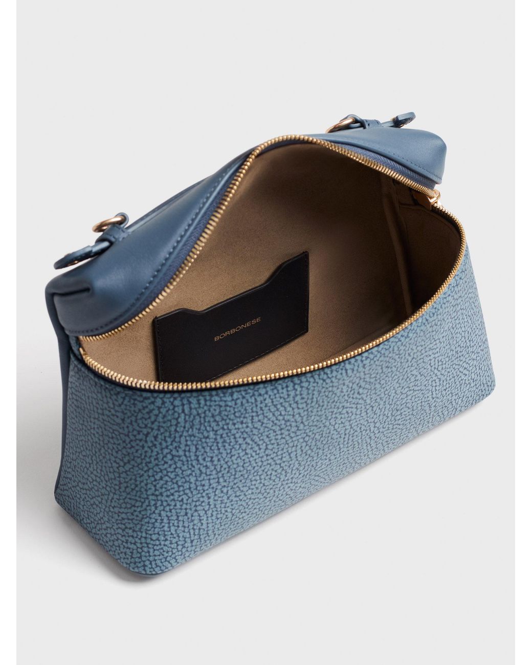 Gemini Tracolla Medium di Borbonese in Blue
