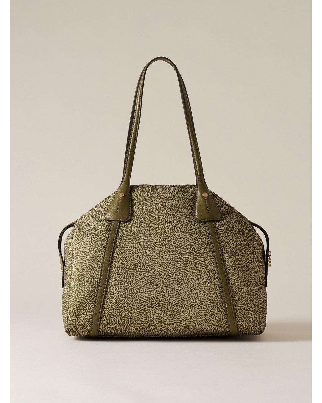 Poche Borsa Shopping Medium di Borbonese in Natural