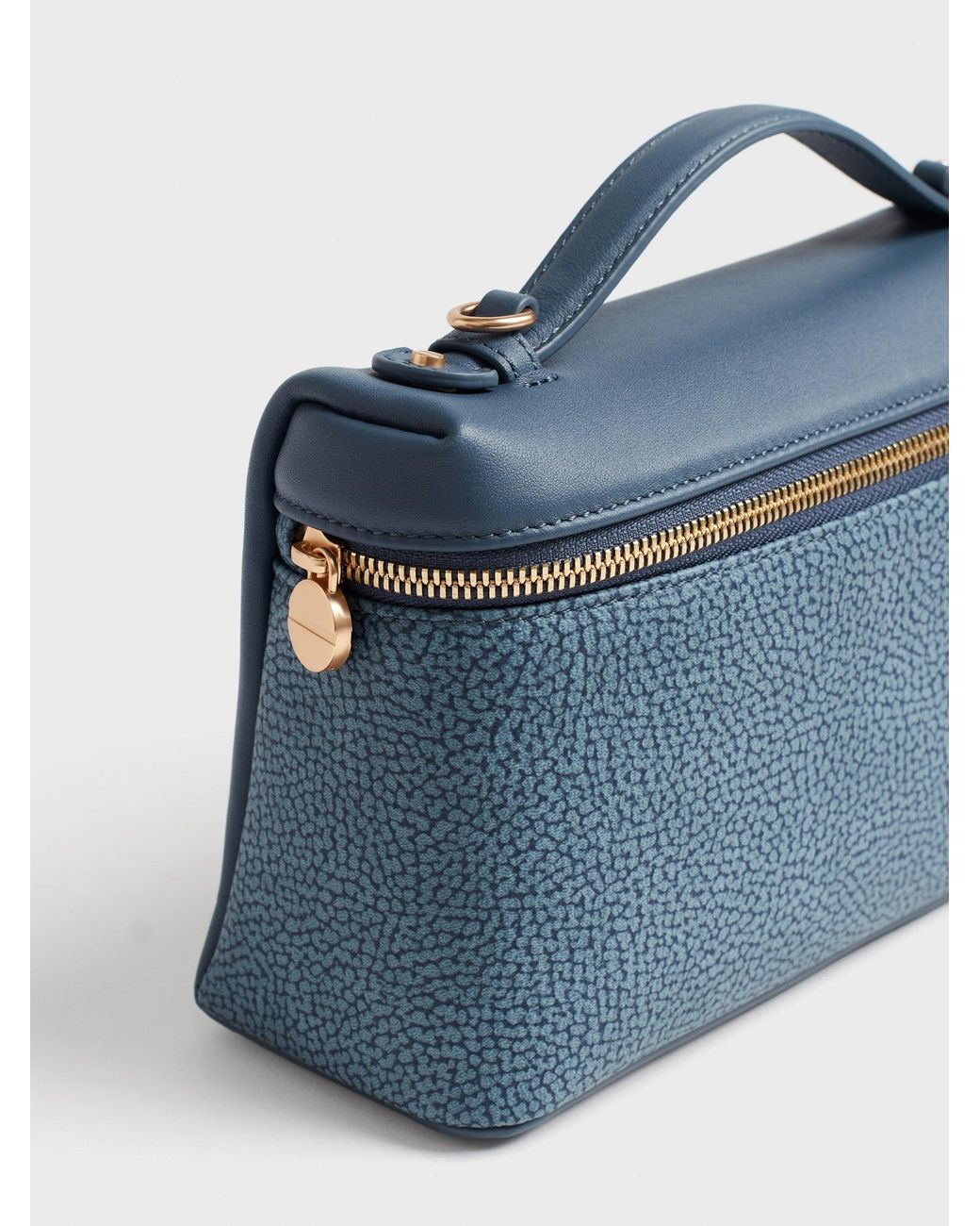 Gemini Tracolla Medium di Borbonese in Blue