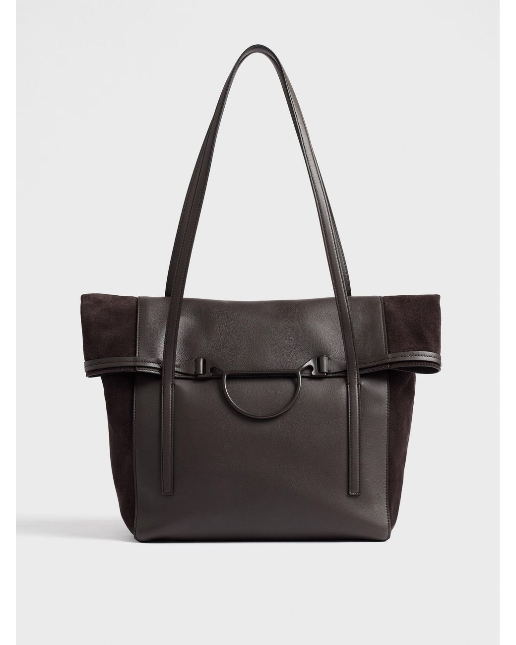 Wave Shopping Large di Borbonese in Black