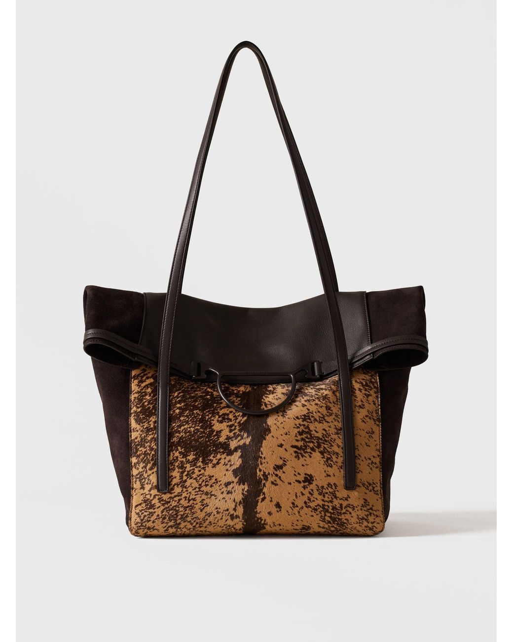 Wave Shopping Large di Borbonese in Black