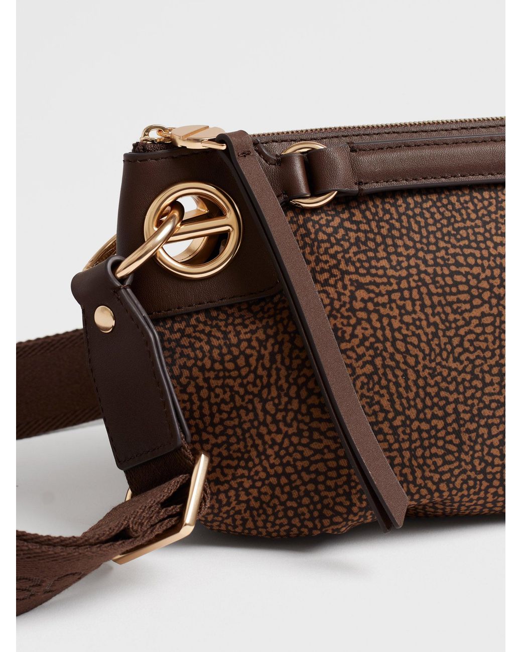 London Borsa Mini di Borbonese in Brown