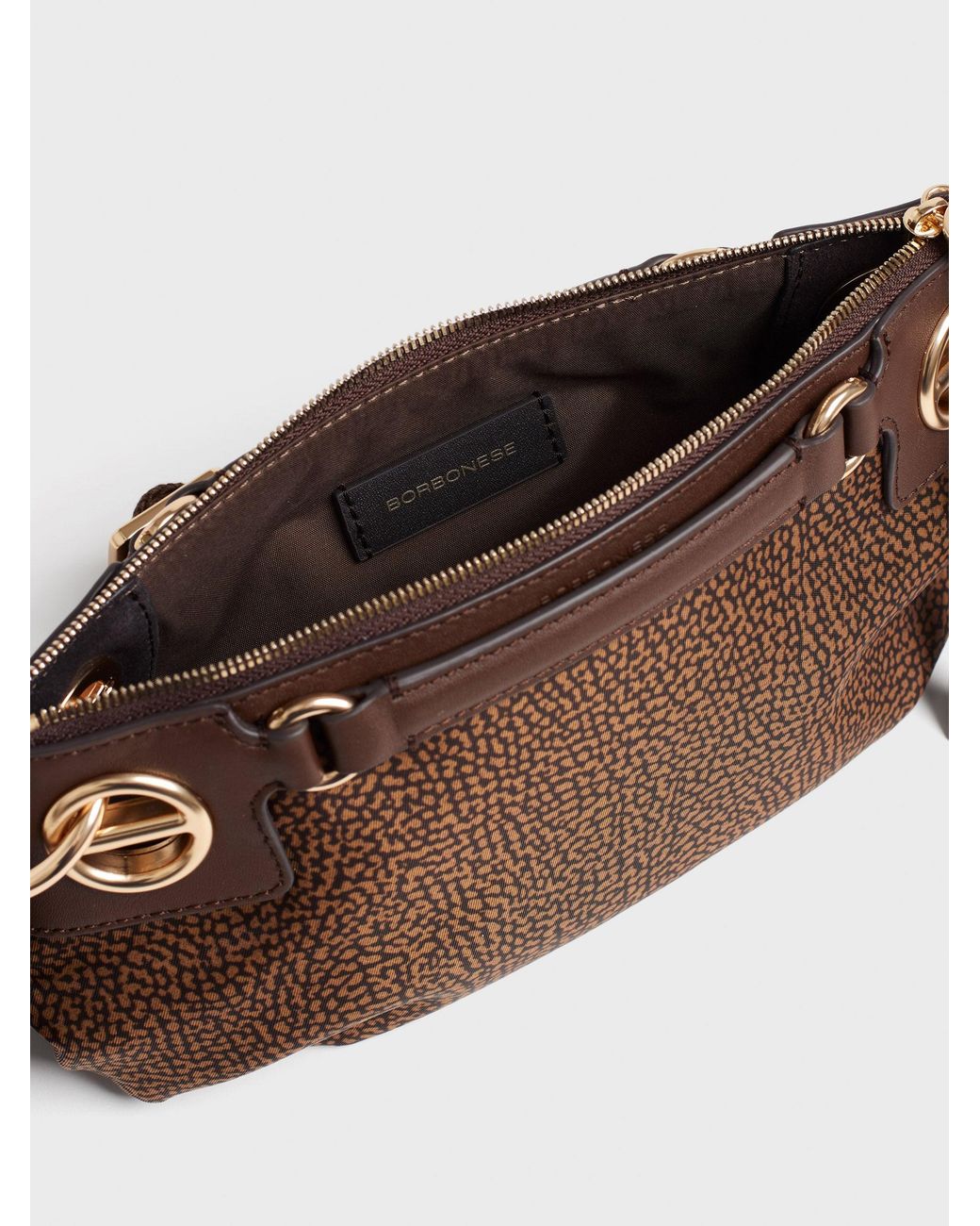 London Borsa Mini di Borbonese in Brown