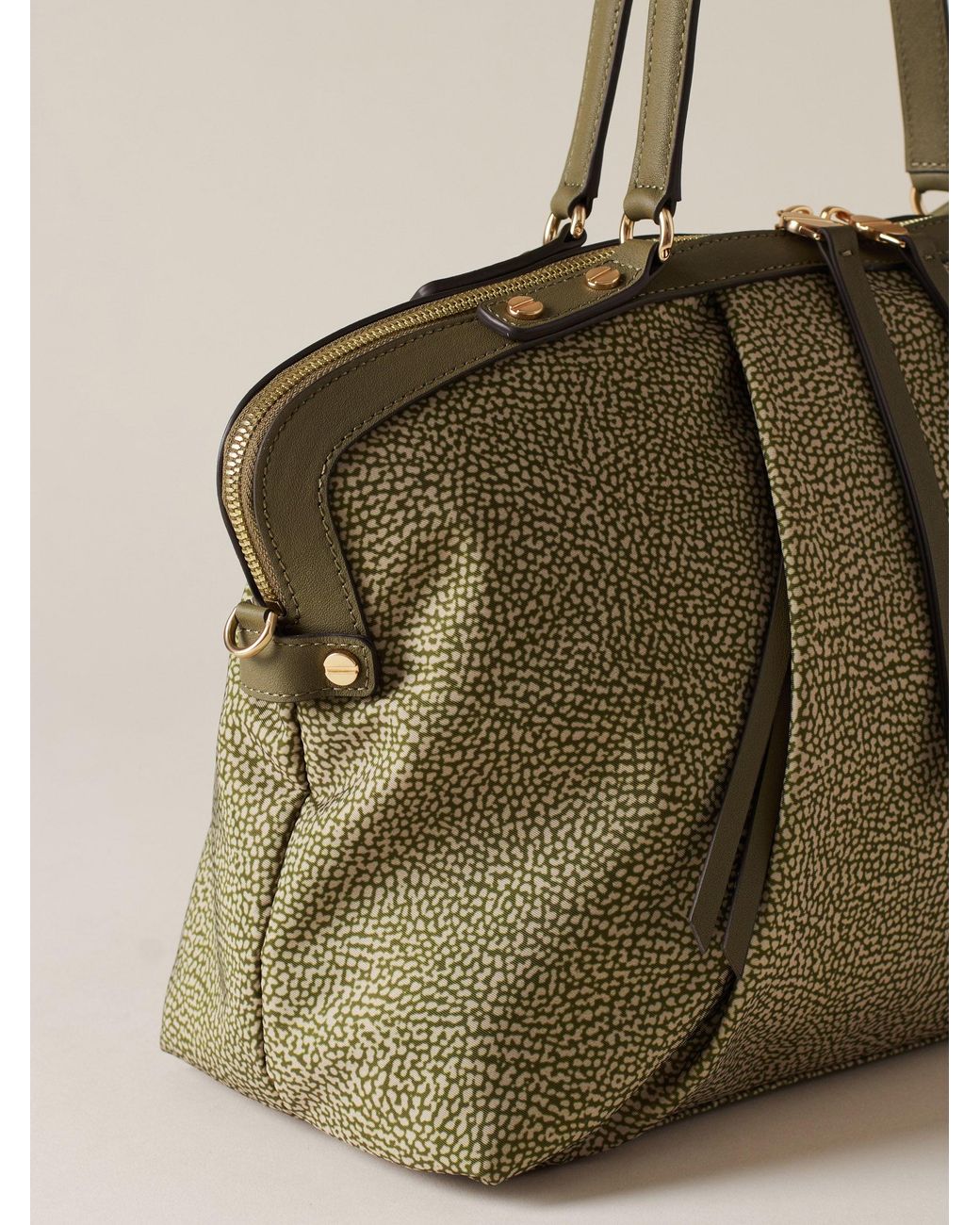 Frame Borsa Bauletto Medium di Borbonese in Natural