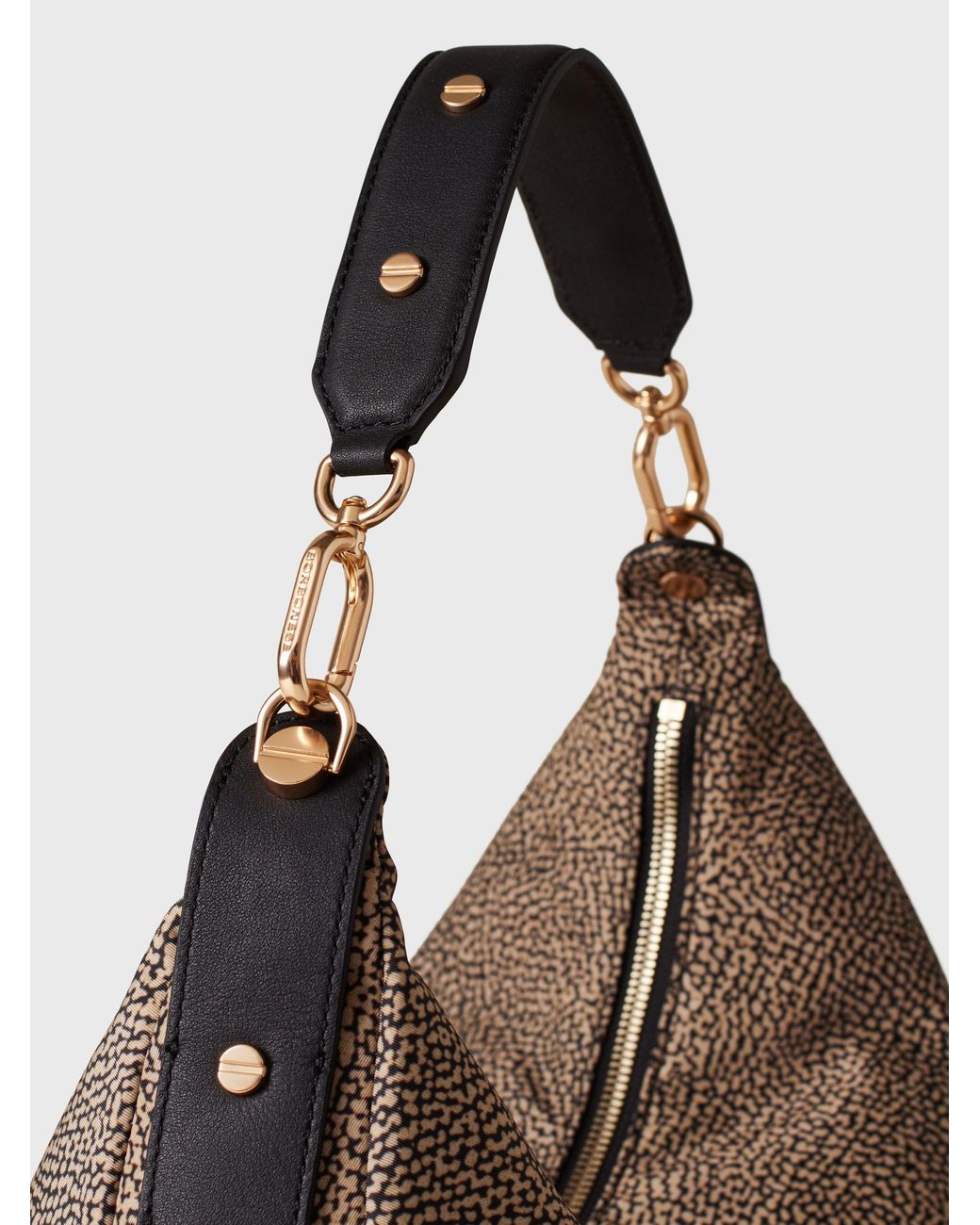 Frame Borsa Hobo Medium di Borbonese in Natural