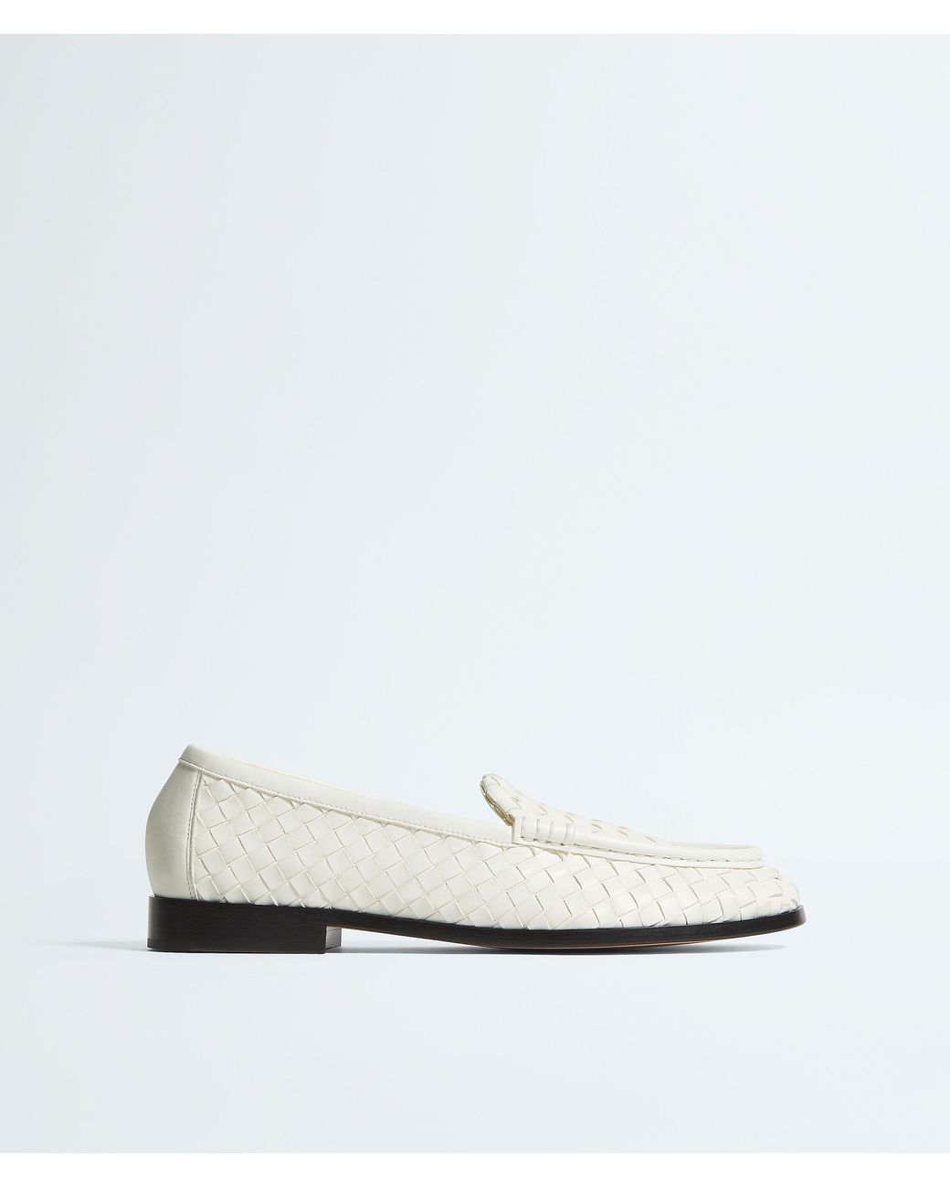 Bottega Veneta White Silenzio Loafer